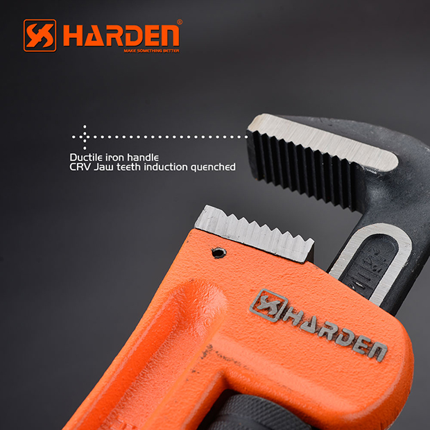 Professional Heavy Duty Chrome Vanadium Pipe Wrench_Shanghai Harden Tools Co.,  Ltd.