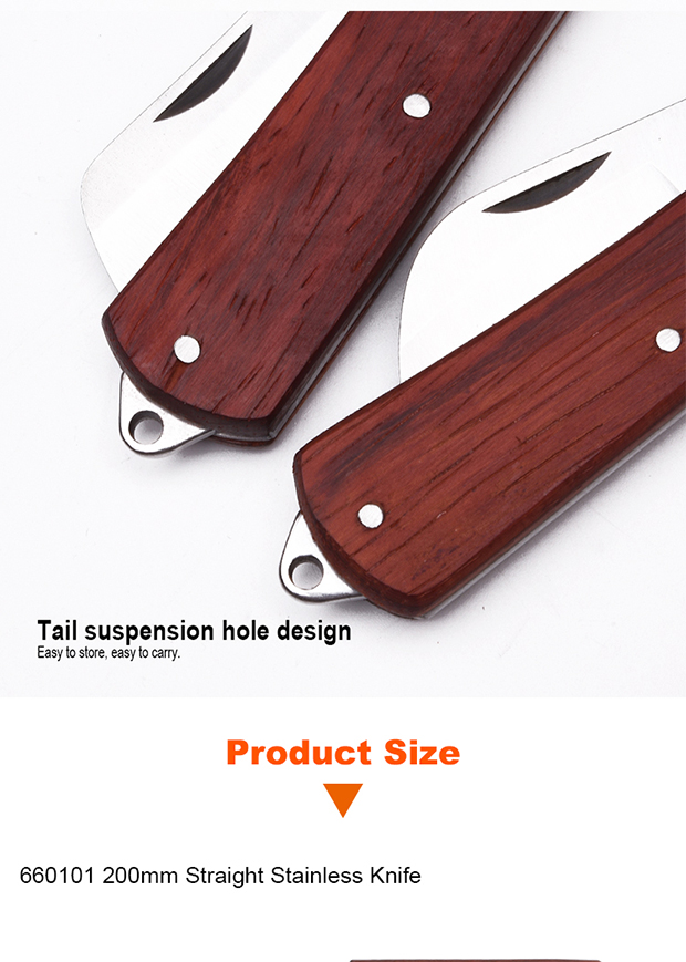 Professional Wooden handle curved blade electrician knife_Shanghai Harden  Tools Co., Ltd.