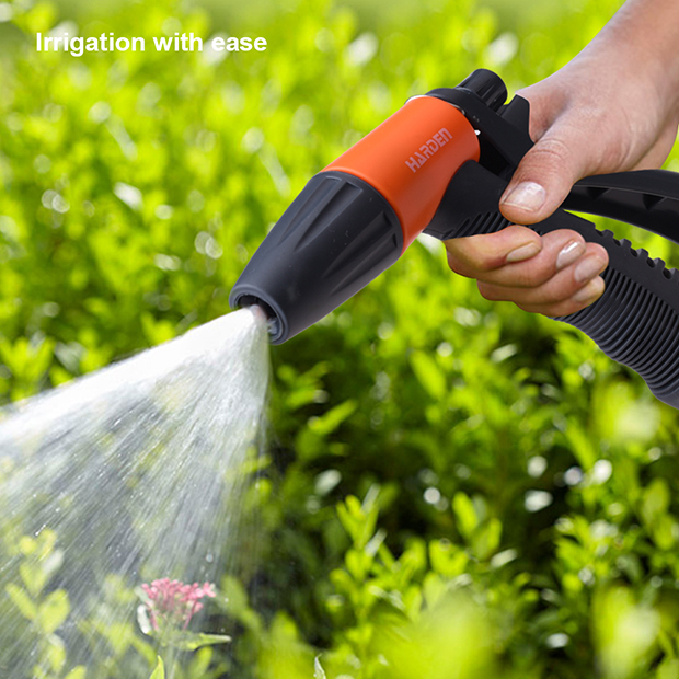 Adjustable high pressure water spray nozzle hose garden