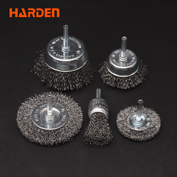 50-100mm Circular Grinding Wire Brush With Shank_Shanghai Harden Tools Co.,  Ltd.