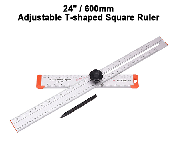 24＂ Adjustable T-shaped Square Ruler_Shanghai Harden Tools Co., Ltd.